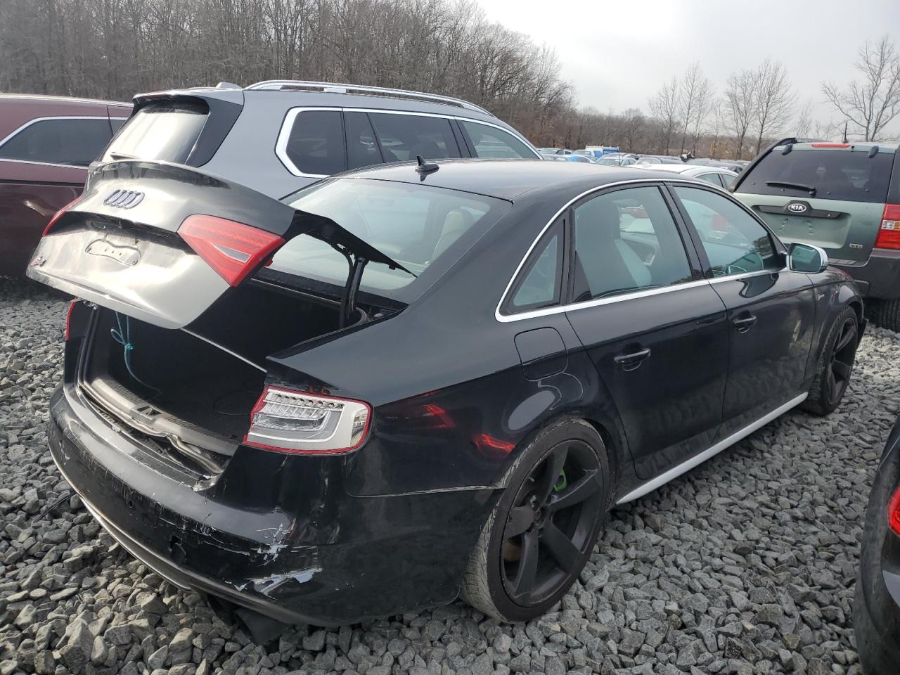2013 Audi RS4 VIN WAUBGAFL2DA080829 Copart auction photo, rear end / front end damage thumbnail 3