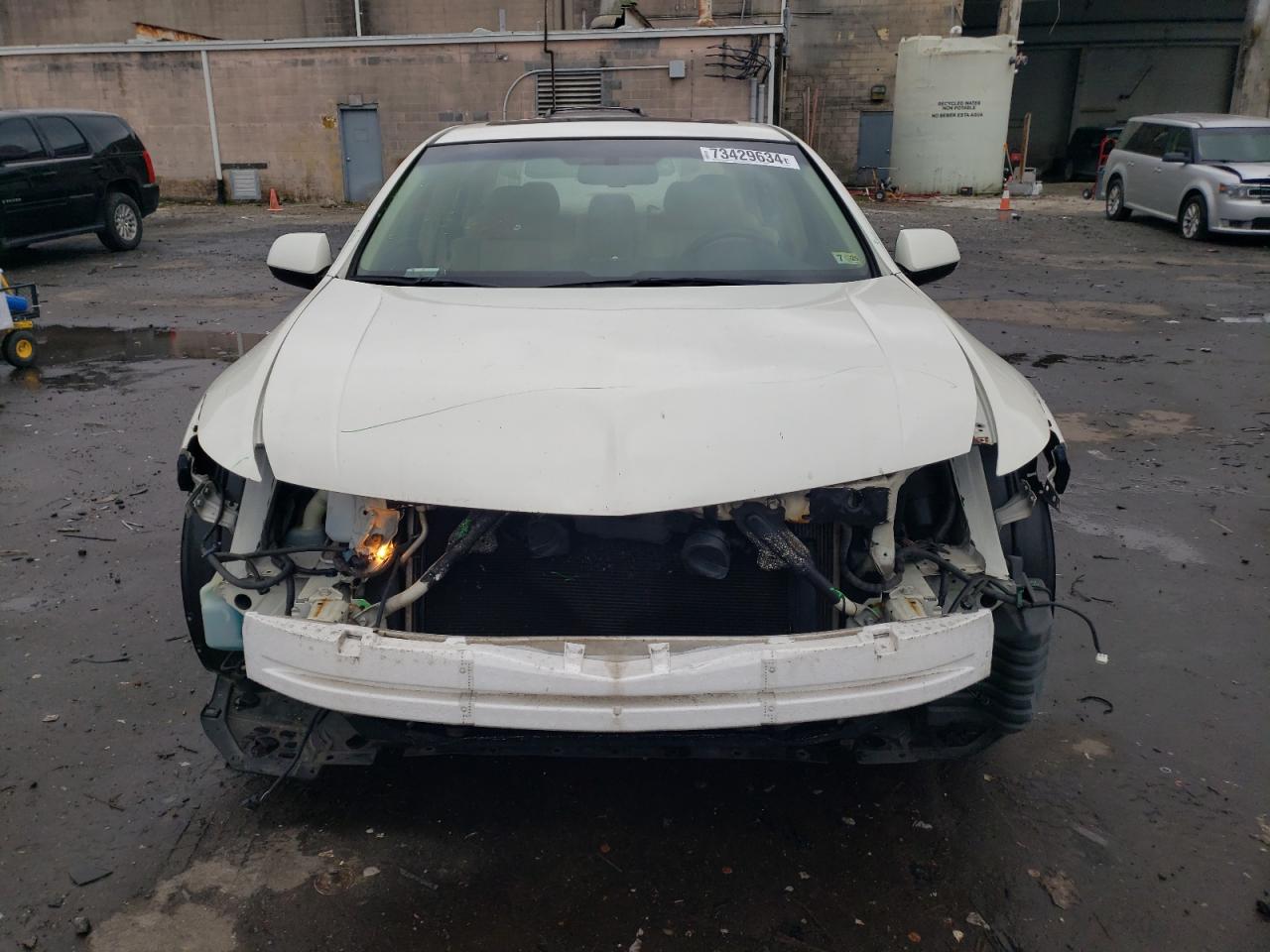 2010 Acura TSX VIN JH4CU2F63AC032593 Copart auction photo, front end / minor dent/scratches damage thumbnail 5