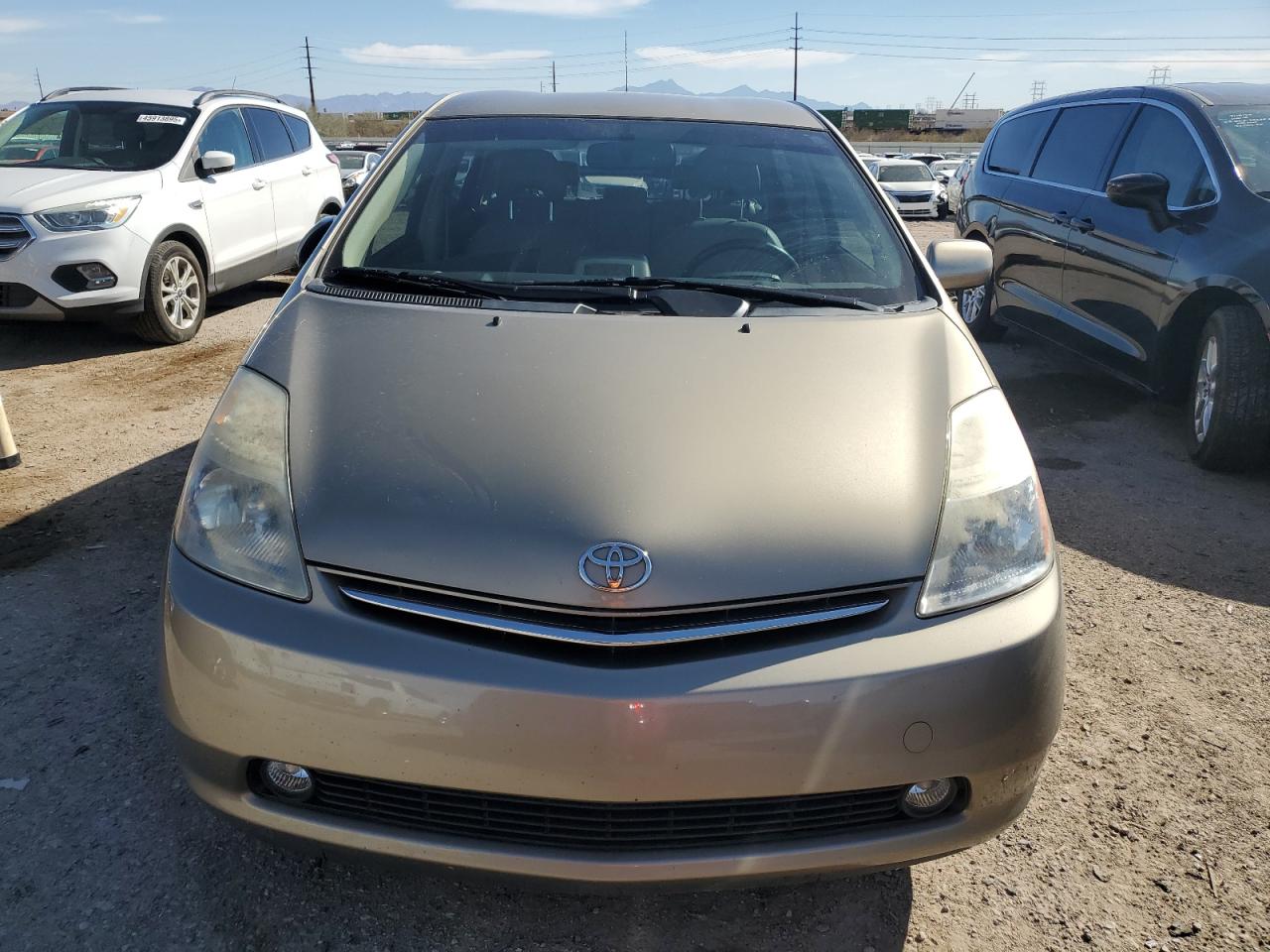2007 Toyota Prius VIN JTDKB20UX77688575 Copart auction photo, rear end damage thumbnail 5