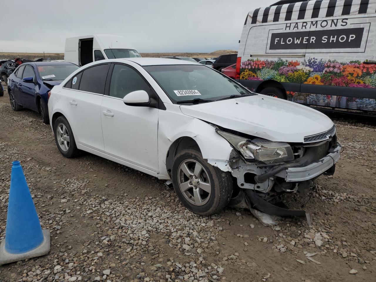2014 Chevrolet Cruze VIN 1G1PC5SB6E7127876 Copart auction photo, front end damage thumbnail 4