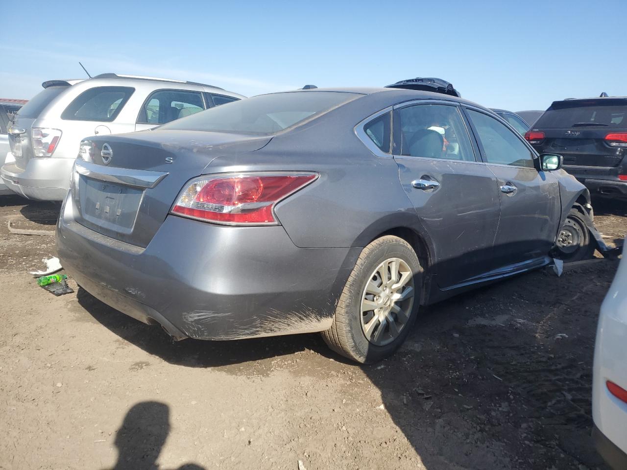 2015 Nissan Altima VIN 1N4AL3AP7FC414219 Copart auction photo, front end / side damage thumbnail 3