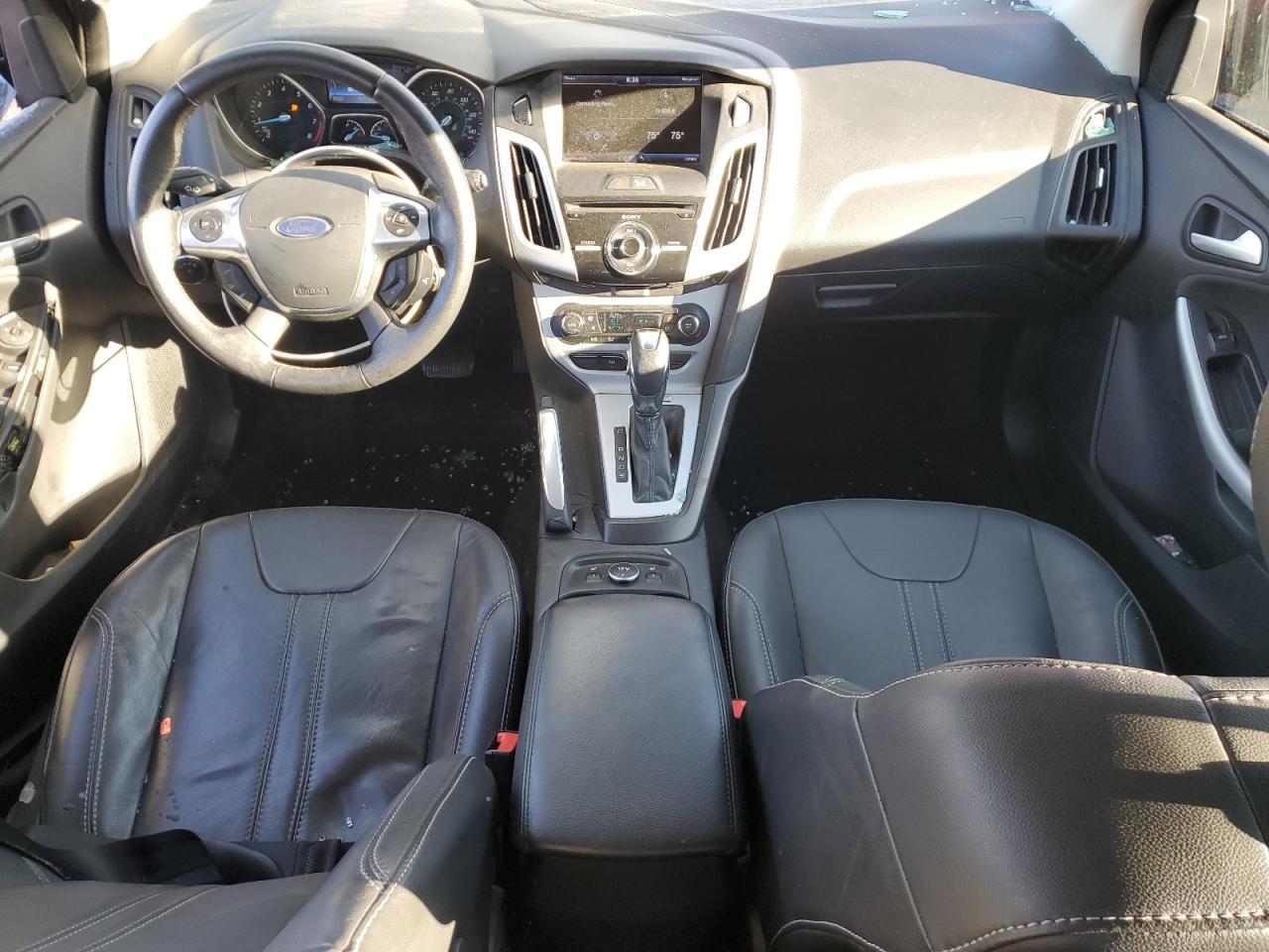 2013 Ford Focus VIN 1FADP3K24DL225478 Copart auction photo, side / rear end damage thumbnail 8