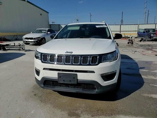 2021 Jeep Compass VIN 3C4NJCAB0MT531972 Copart auction photo, rear end / front end damage thumbnail 15