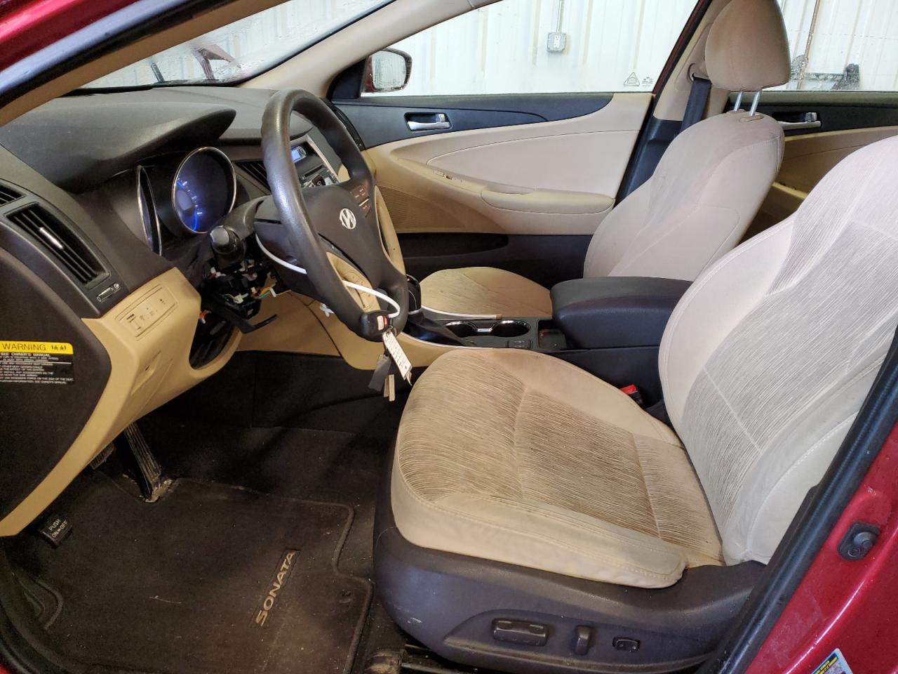 2013 Hyundai Sonata VIN 5NPEB4AC4DH727117 Copart auction photo, vandalism damage thumbnail 7