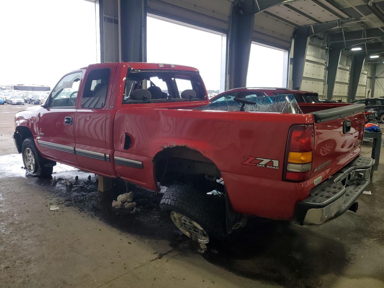 2002 Chevrolet Silverado VIN 2GCEK19T421101892 Copart auction photo, rollover damage thumbnail 2