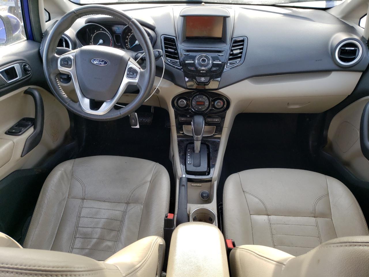 2014 Ford Fiesta VIN 3FADP4FJ9EM240226 Copart auction photo, side / rear end damage thumbnail 8