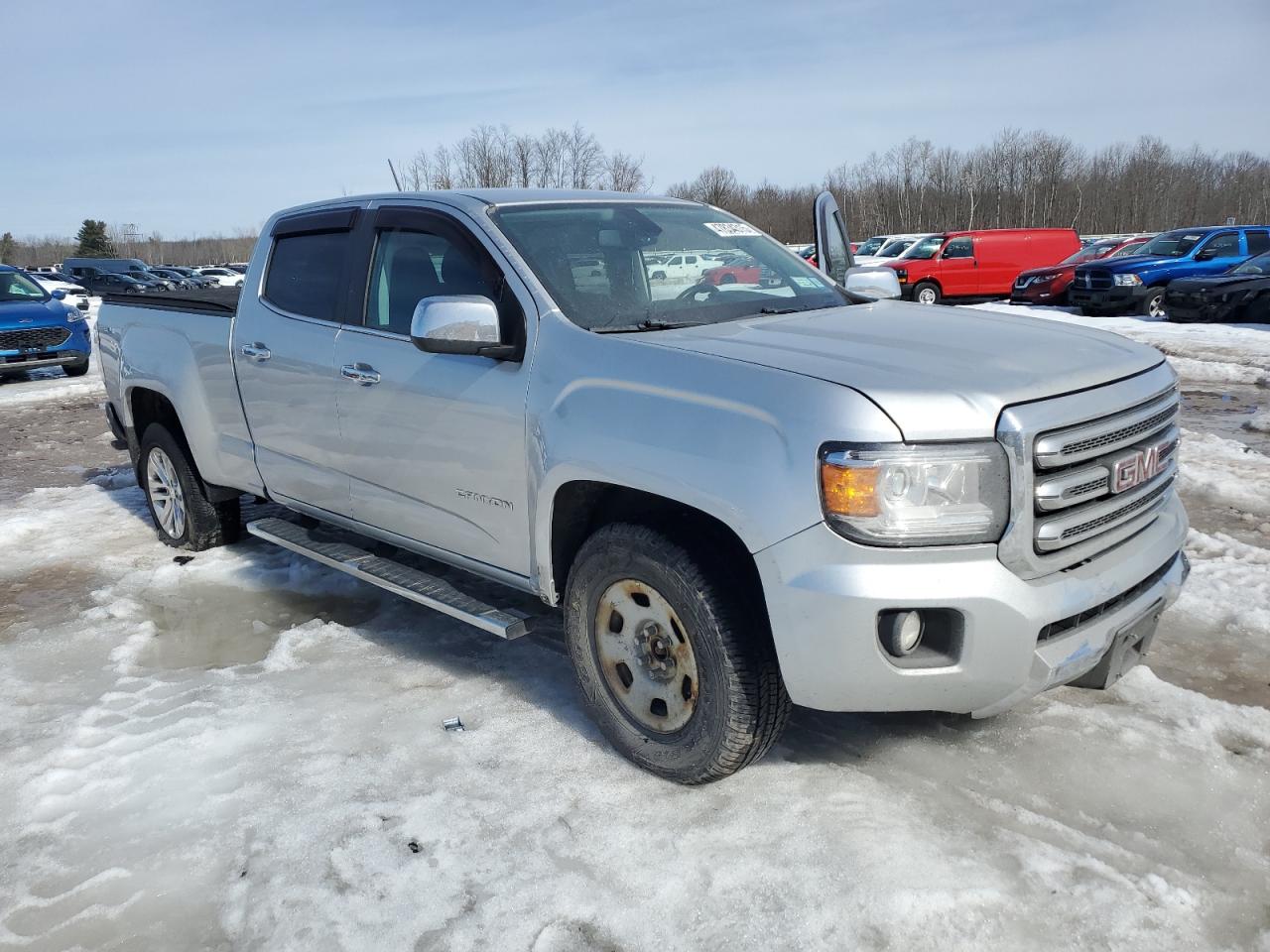 2015 GMC Canyon VIN 1GTG6CE31F1243580 Copart auction photo, front end damage thumbnail 4