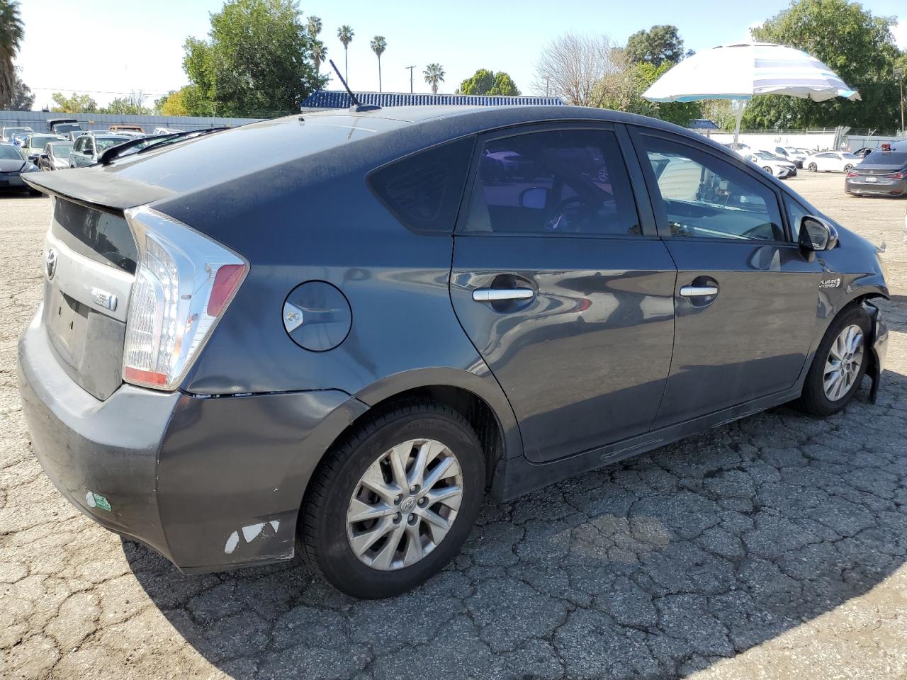 2012 Toyota Prius VIN JTDKN3DP6C3026947 Copart auction photo, front end / minor dent/scratches damage thumbnail 3