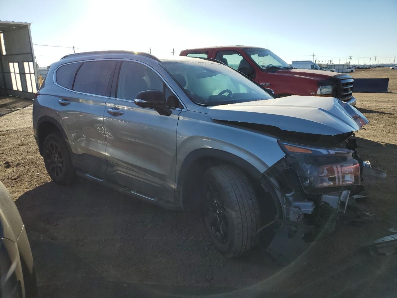 2022 Hyundai Santa Fe VIN 5NMS6DAJ5NH382992 Copart auction photo, front end damage thumbnail 4