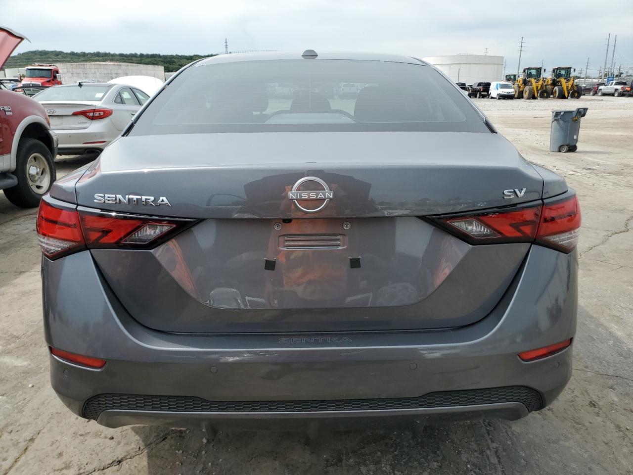 2024 Nissan Sentra VIN 3N1AB8CVXRY286837 Copart auction photo, front end / side damage thumbnail 6