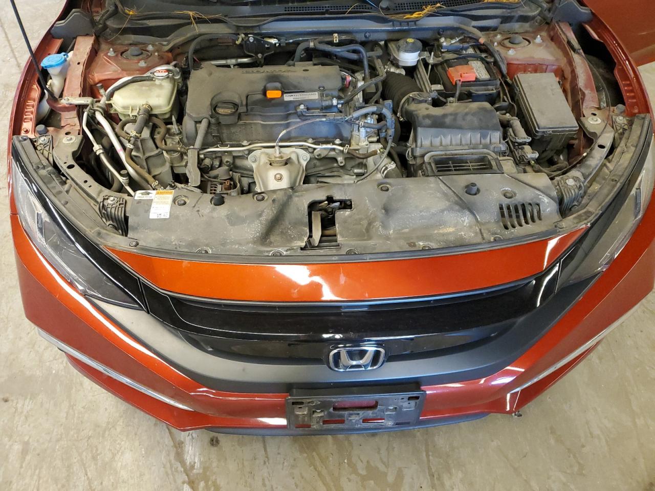 2019 Honda Civic VIN 19XFC2F63KE020956 Copart auction photo, side / rear end damage thumbnail 13
