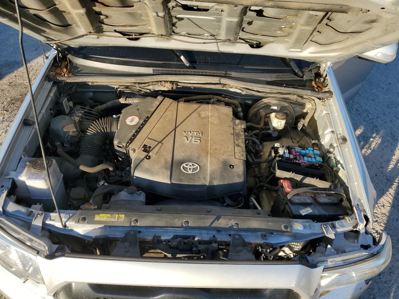 2013 Toyota Tacoma VIN 3TMLU4EN7DM122371 Copart auction photo, front end / side damage thumbnail 12