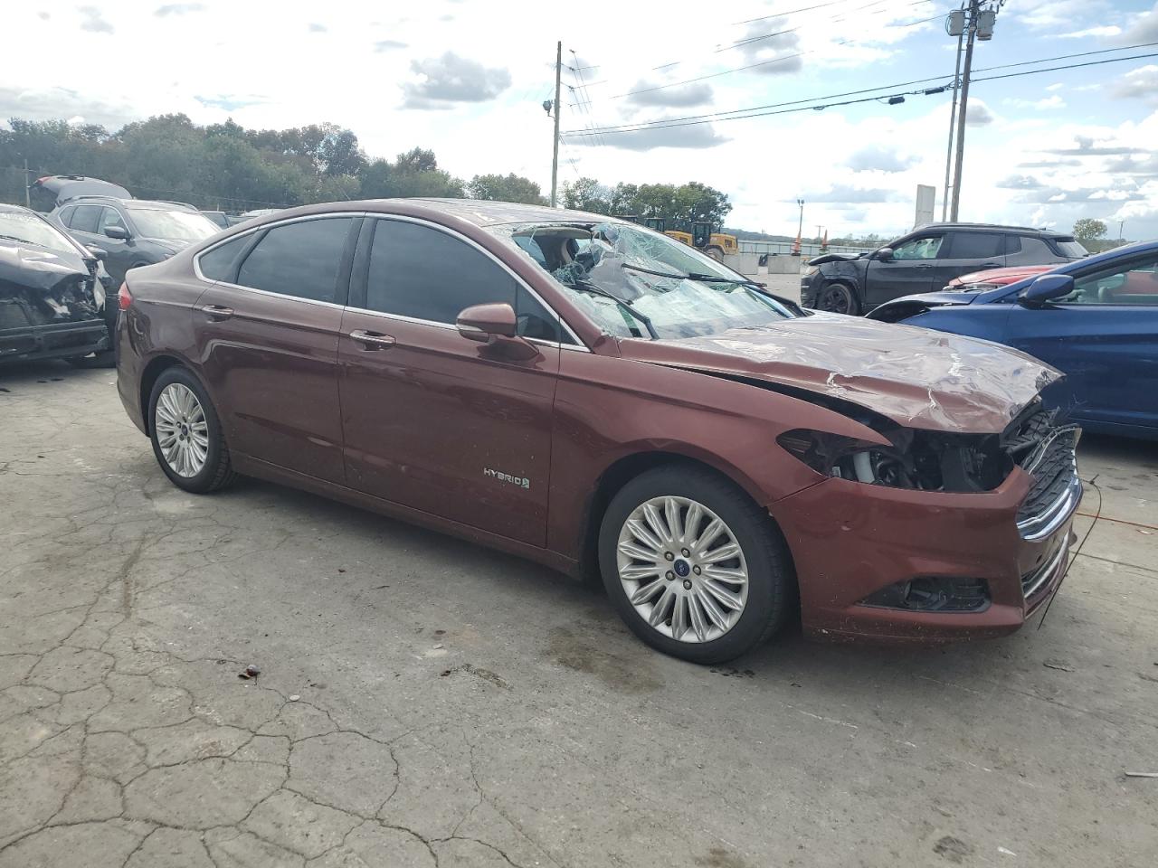 2015 Ford Fusion VIN 3FA6P0LU2FR201062 Copart auction photo, front end damage thumbnail 4