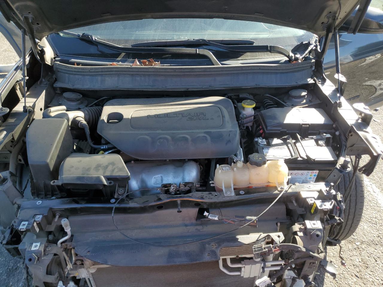 2019 Jeep Grand Cherokee VIN 1C4PJLLBXKD448333 Copart auction photo, front end / side damage thumbnail 14
