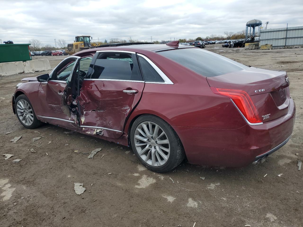 2016 Cadillac CT6 VIN 1G6KD5RS2GU166881 Copart auction photo, all over damage thumbnail 2