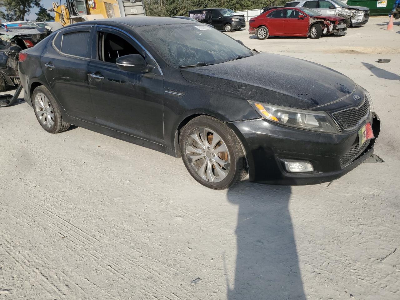 2015 KIA Optima VIN KNAGM4A75F5653650 Copart auction photo, front end / undercarriage damage thumbnail 4