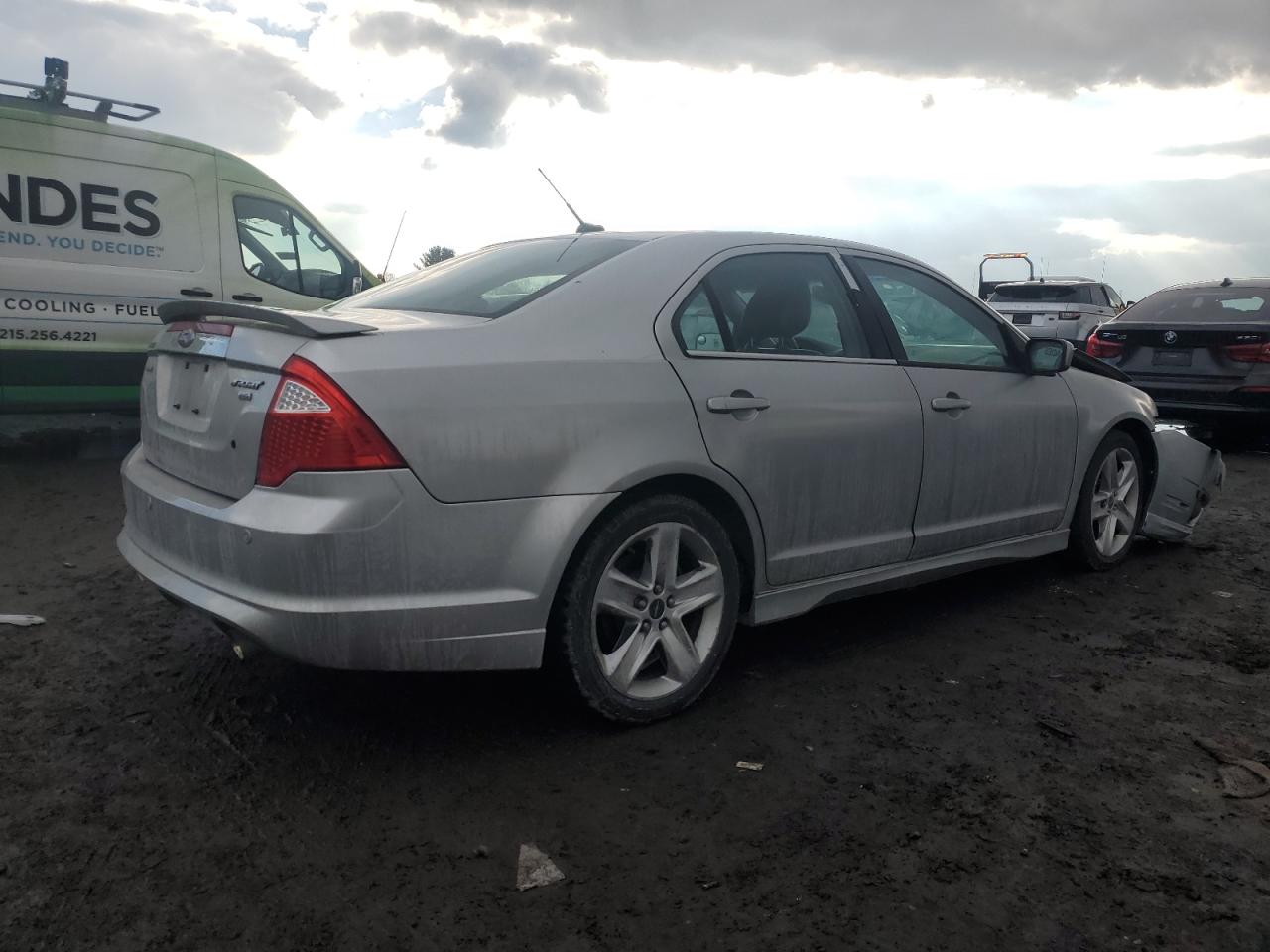 2010 Ford Fusion VIN 3FAHP0DC4AR386688 Copart auction photo, front end damage thumbnail 3
