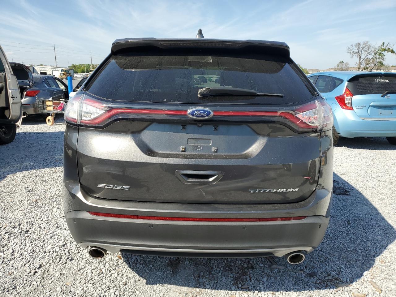 2016 Ford Edge VIN 2FMPK3K83GBB12857 Copart auction photo, front end damage thumbnail 6