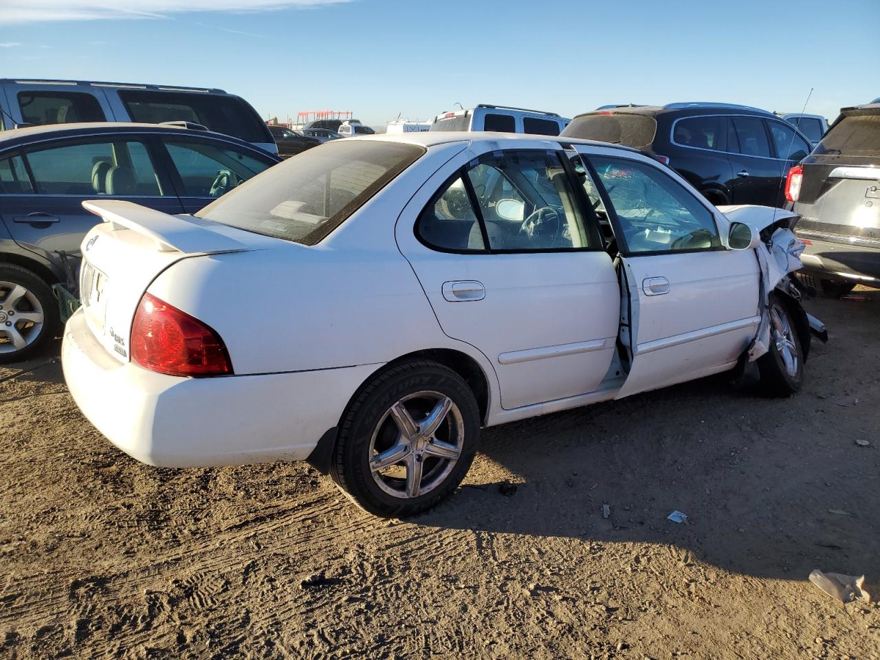 2006 Nissan Sentra VIN 3N1CB51D86L607266 Copart auction photo, front end / side damage thumbnail 3