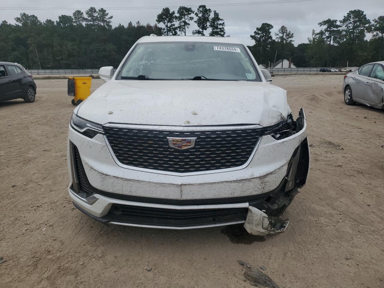 2021 Cadillac XT6 VIN 1GYKPDRS3MZ109595 Copart auction photo, front end damage thumbnail 5