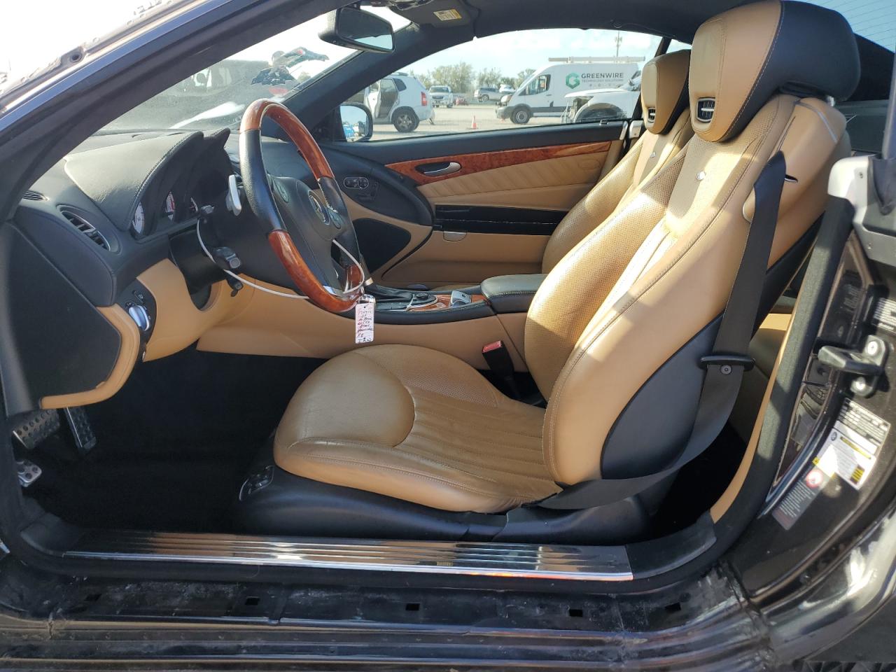 2009 Mercedes-Benz SL-klasse VIN WDBSK71F09F144591 Copart auction photo, front end / side damage thumbnail 7
