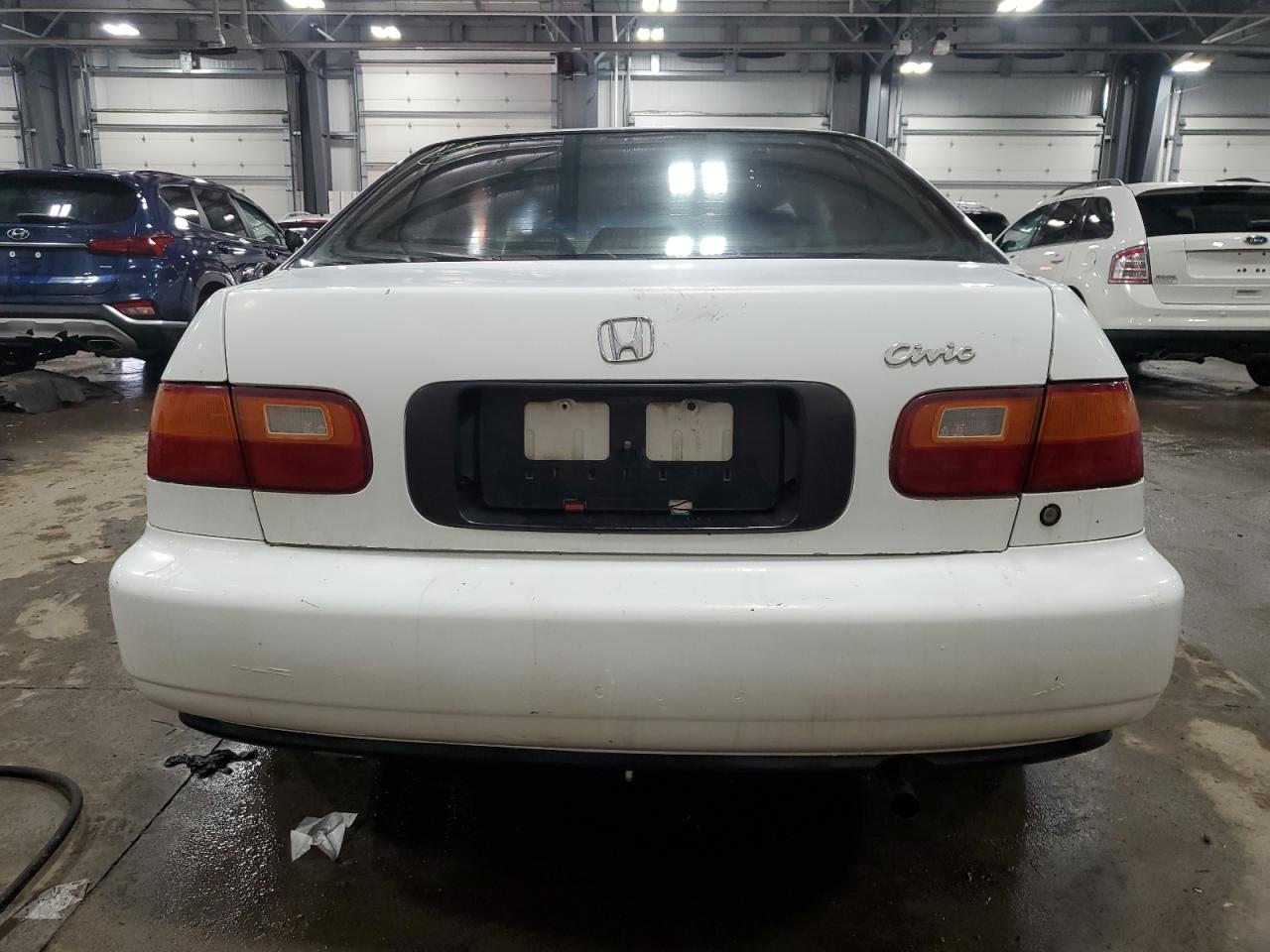 1995 Honda Civic VIN JHMEG8541SS035776 Copart auction photo, front end / top/roof damage thumbnail 6