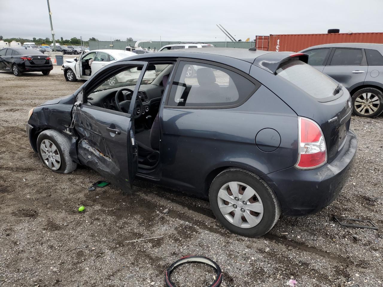 2010 Hyundai Accent VIN KMHCM3AC9AU158161 Copart auction photo, all over damage thumbnail 2