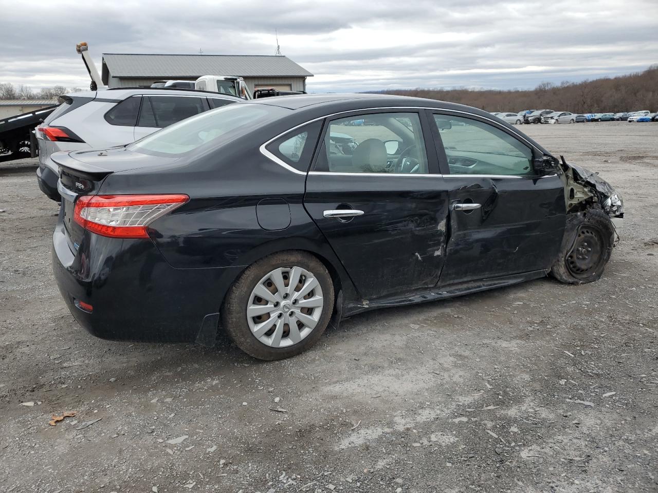 2013 Nissan Sentra VIN 3N1AB7AP7DL756441 Copart auction photo, front end damage thumbnail 3