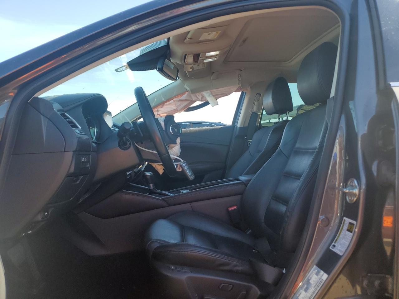 2017 Mazda 6 VIN JM1GL1W55H1145023 Copart auction photo, side / front end damage thumbnail 7