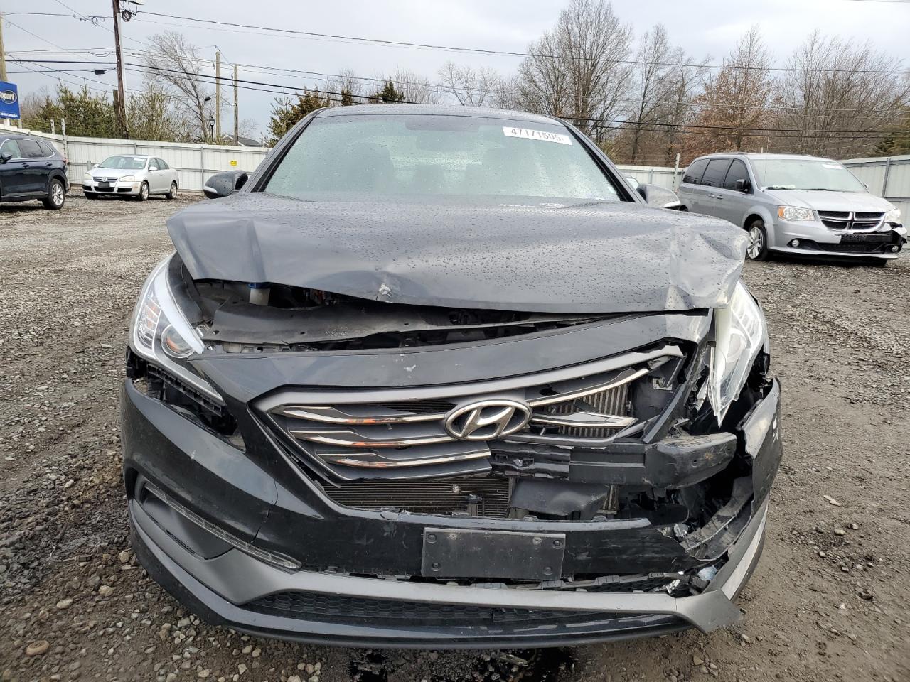 2015 Hyundai Sonata VIN 5NPE34AB4FH094898 Copart auction photo, front end damage thumbnail 5