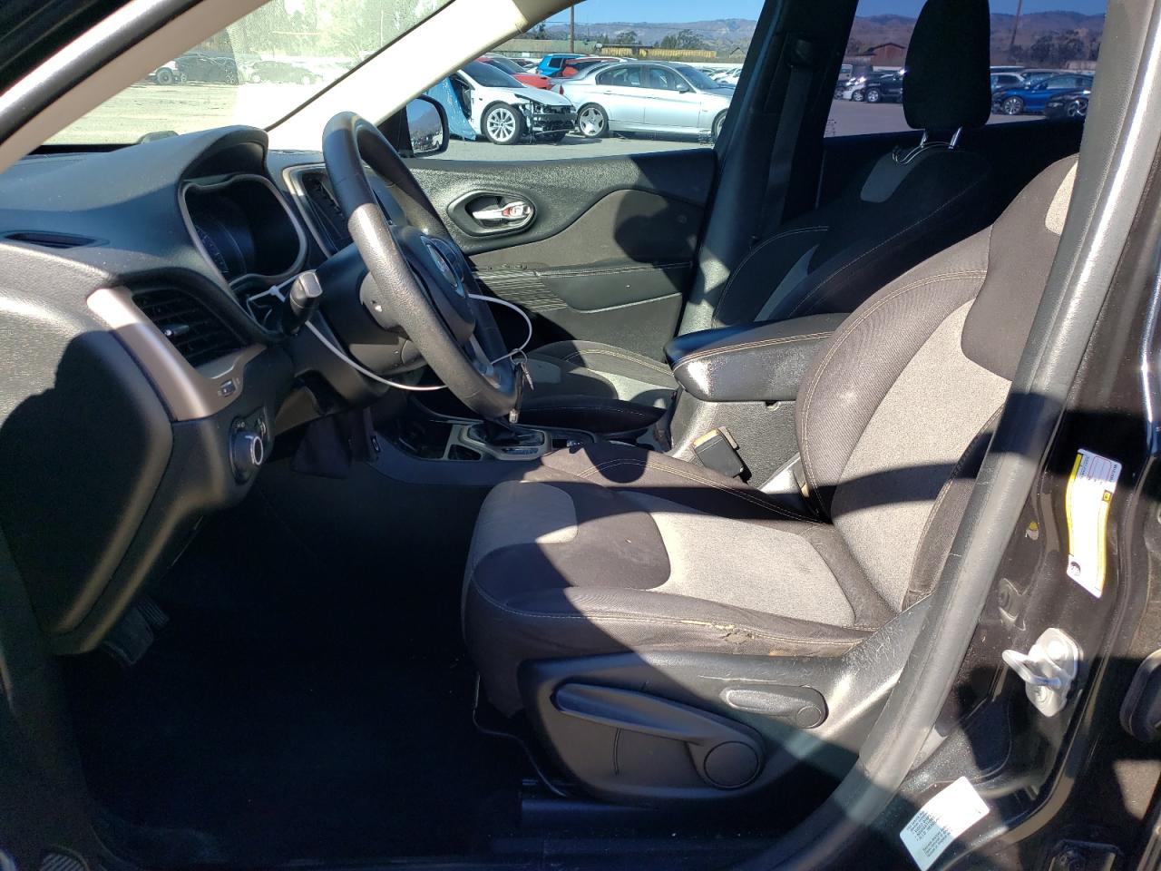 2015 Jeep Grand Cherokee VIN 1C4PJLAB2FW573100 Copart auction photo, front end damage thumbnail 7