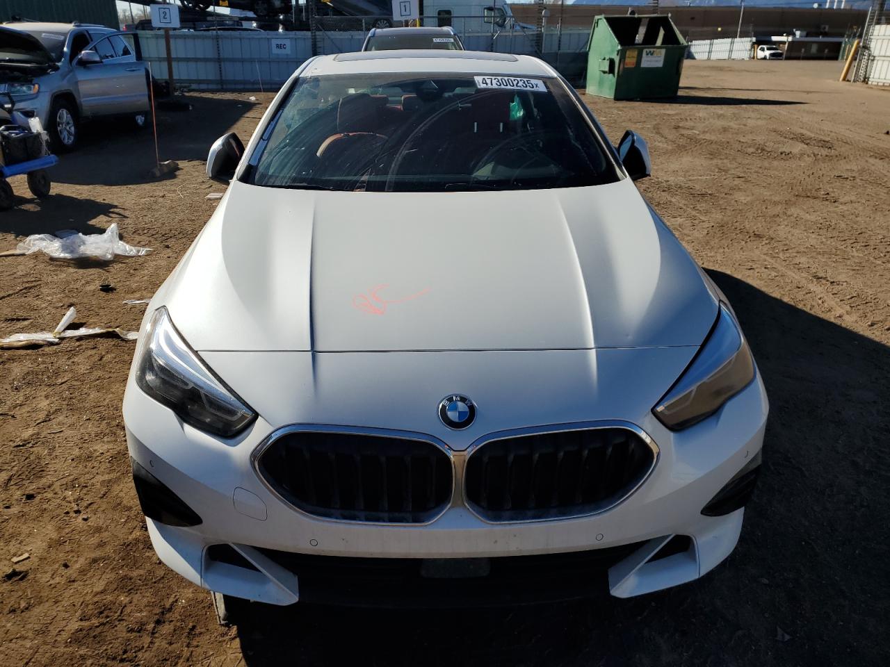 2022 BMW 2er VIN WBA73AK0XN7K93880 Copart auction photo, side / rear end damage thumbnail 5