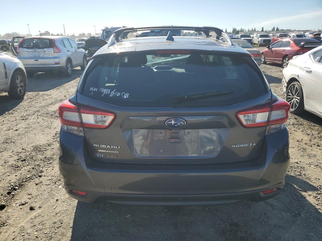 2018 Subaru Impreza VIN 4S3GTAD64J3706673 Copart auction photo, front end damage thumbnail 6