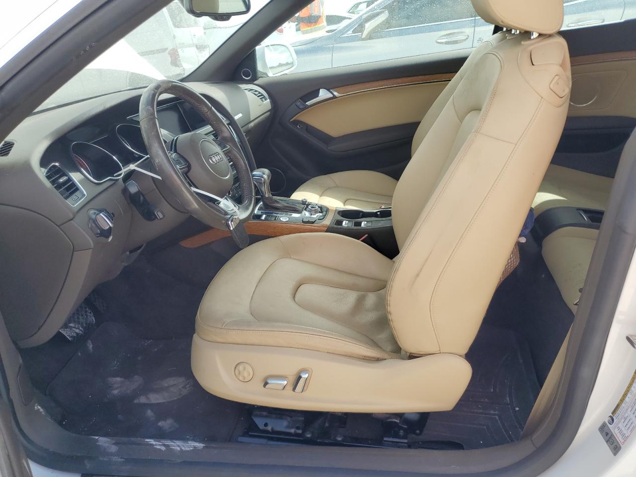 2014 Audi A5 VIN WAULFAFHXEN011111 Copart auction photo, water/flood damage thumbnail 7