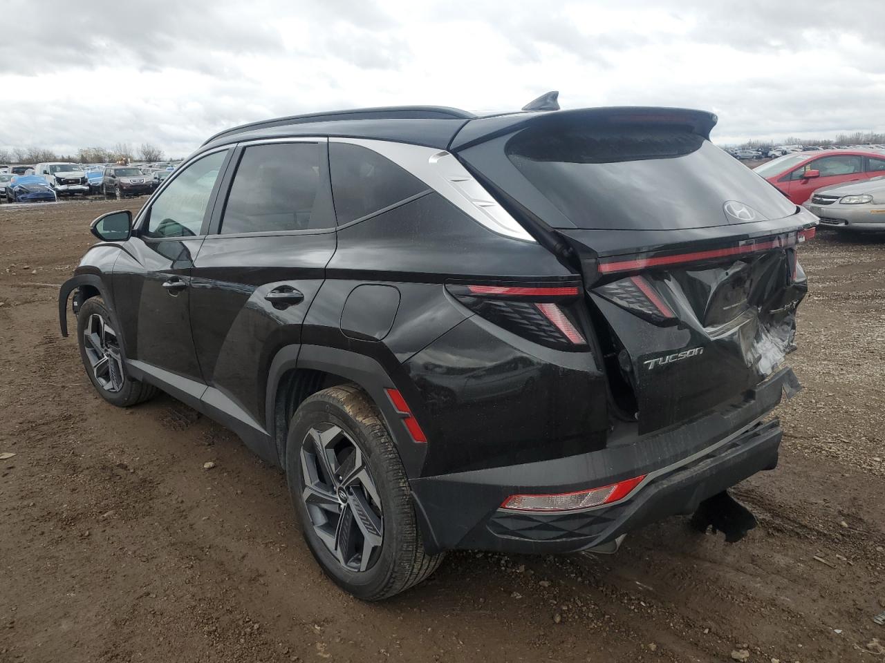2022 Hyundai Tucson VIN KM8JFCA17NU041829 Copart auction photo, rear end / front end damage thumbnail 2