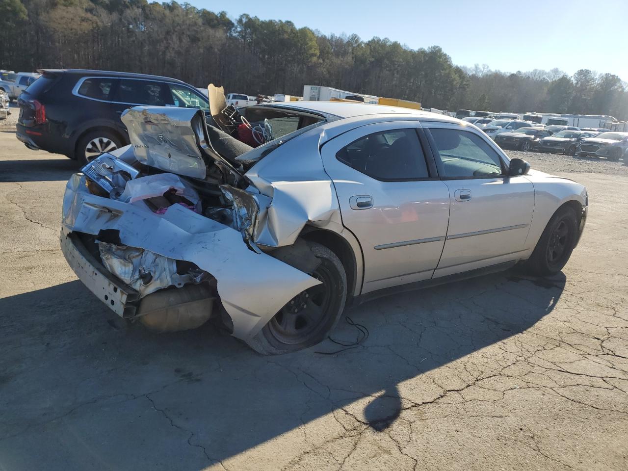2010 Dodge Charger VIN 2B3AA4CT8AH188764 Copart auction photo, rear end / all over damage thumbnail 3