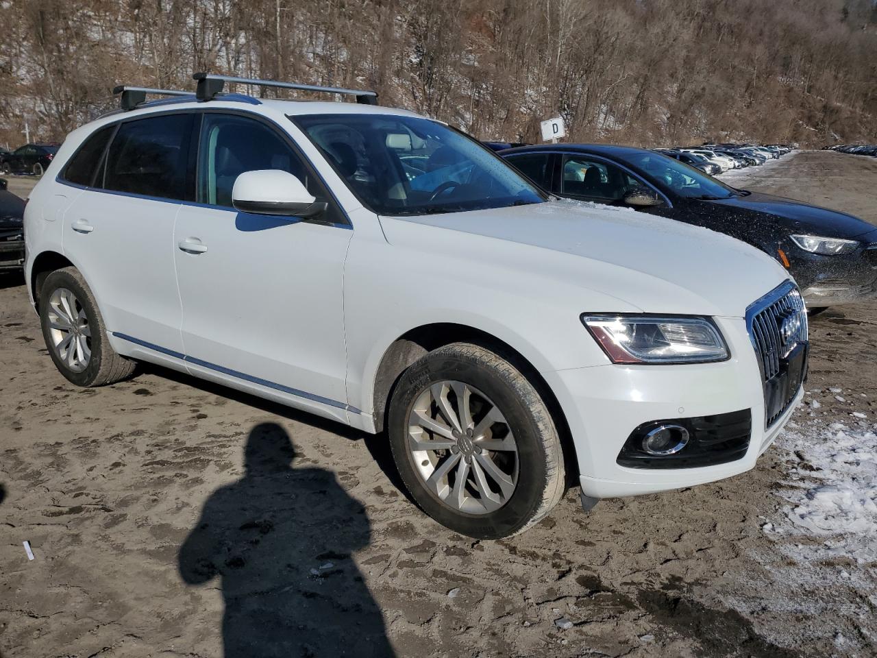2014 Audi Q5 VIN WA1LFAFP6EA042528 Copart auction photo, front end damage thumbnail 4