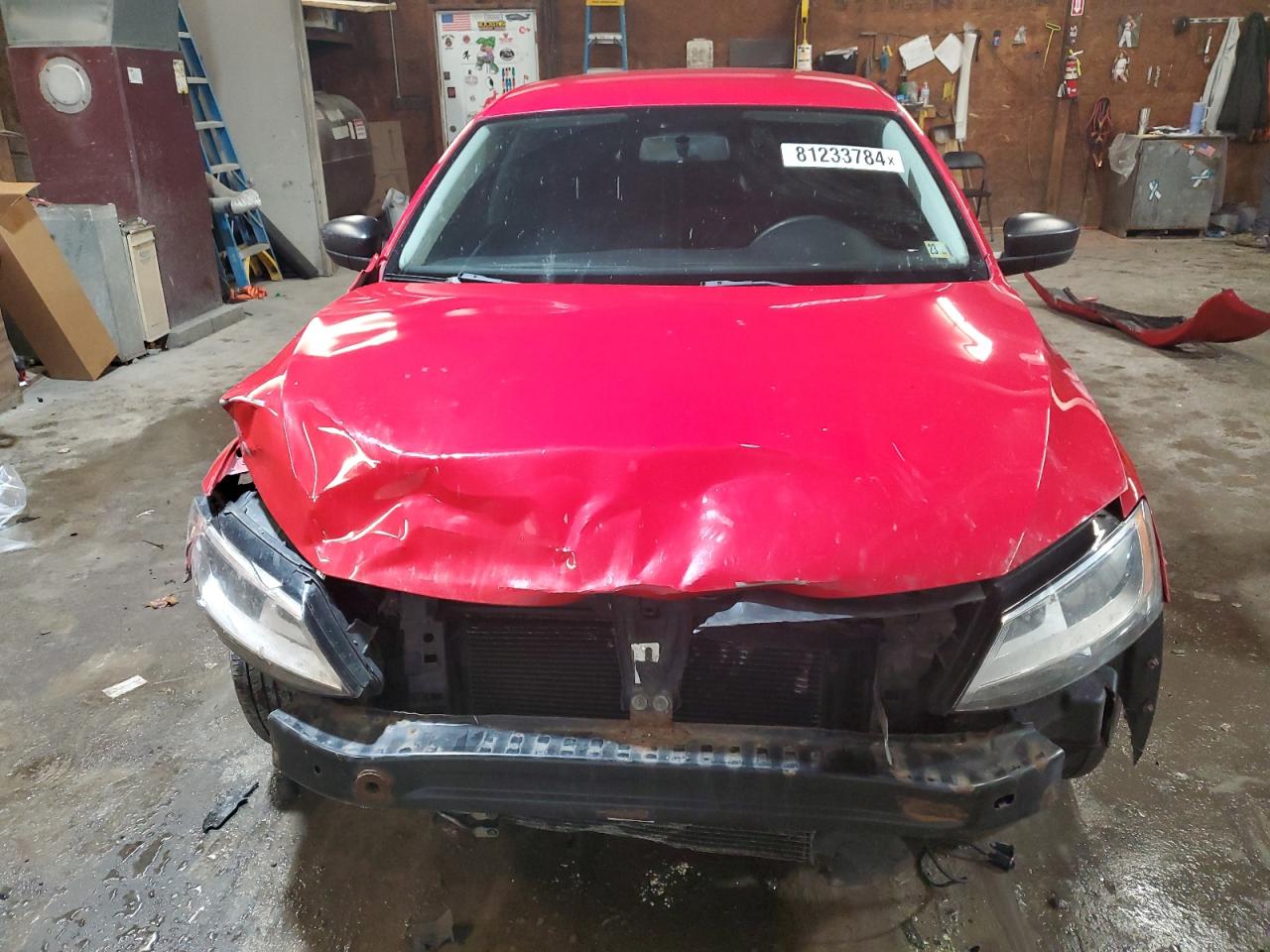 2014 Volkswagen Jetta VIN 3VW1K7AJ7EM410181 Copart auction photo, front end / side damage thumbnail 5