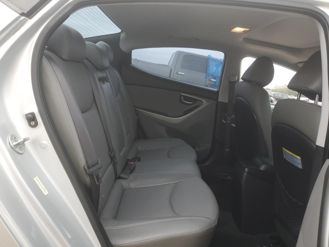 2013 Hyundai Elantra VIN KMHDH4AE7DU925803 Copart auction photo, front end / side damage thumbnail 10