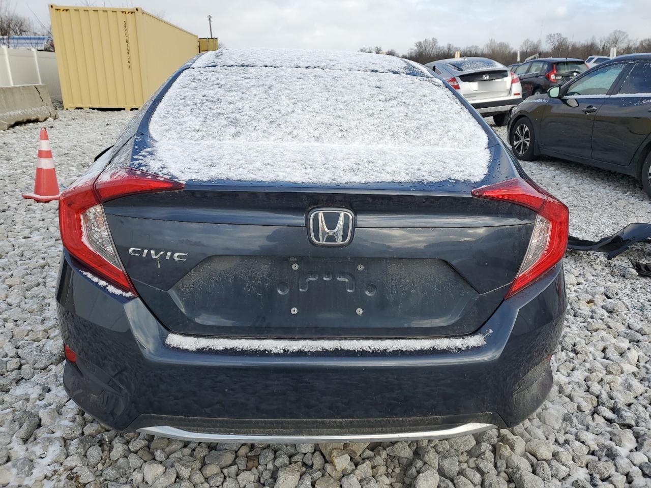 2021 Honda Civic VIN 19XFC2F68ME000317 Copart auction photo, front end / frame damage damage thumbnail 6
