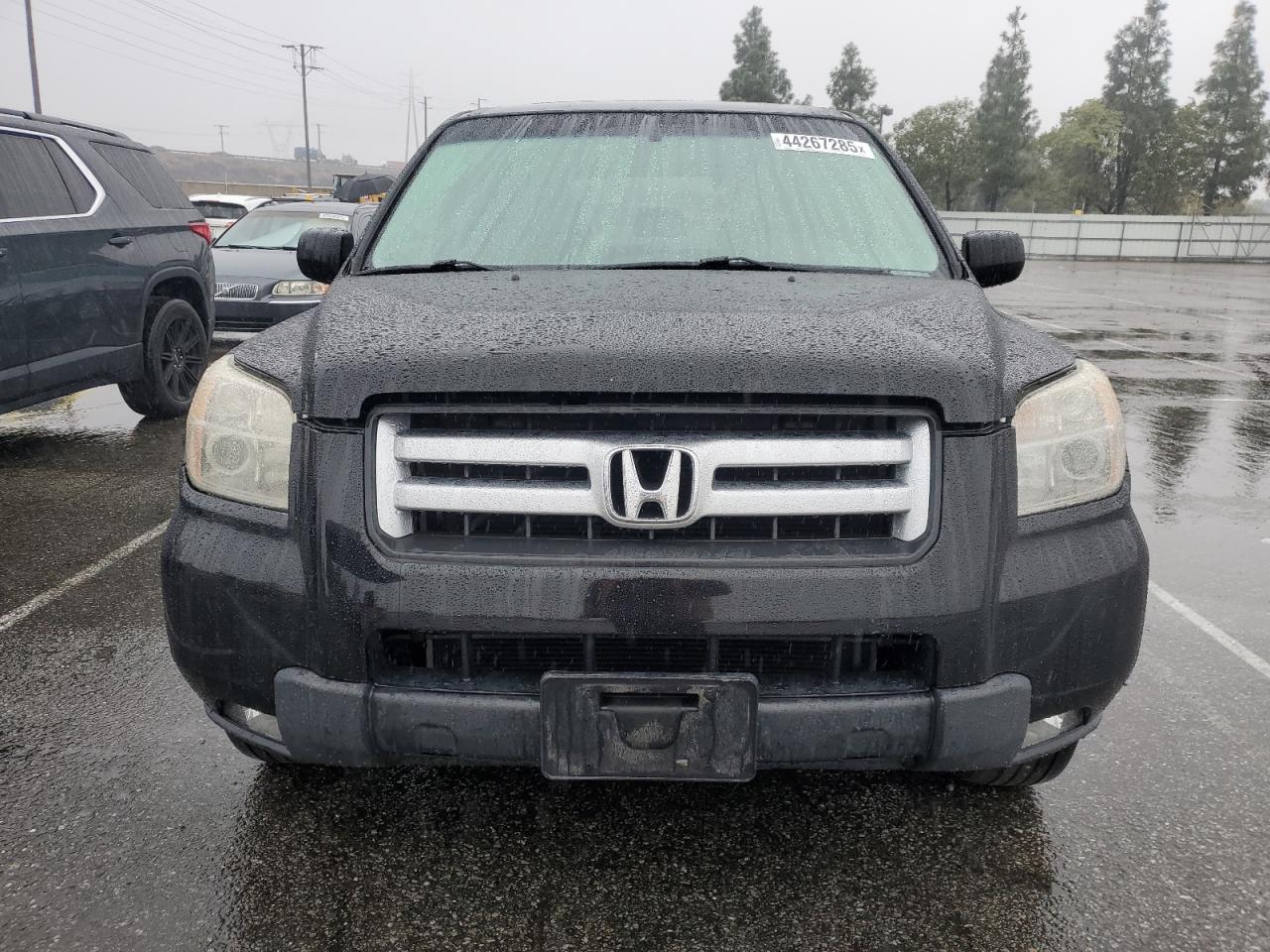 2007 Honda Pilot VIN 2HKYF18717H526515 Copart auction photo, rear end damage thumbnail 5