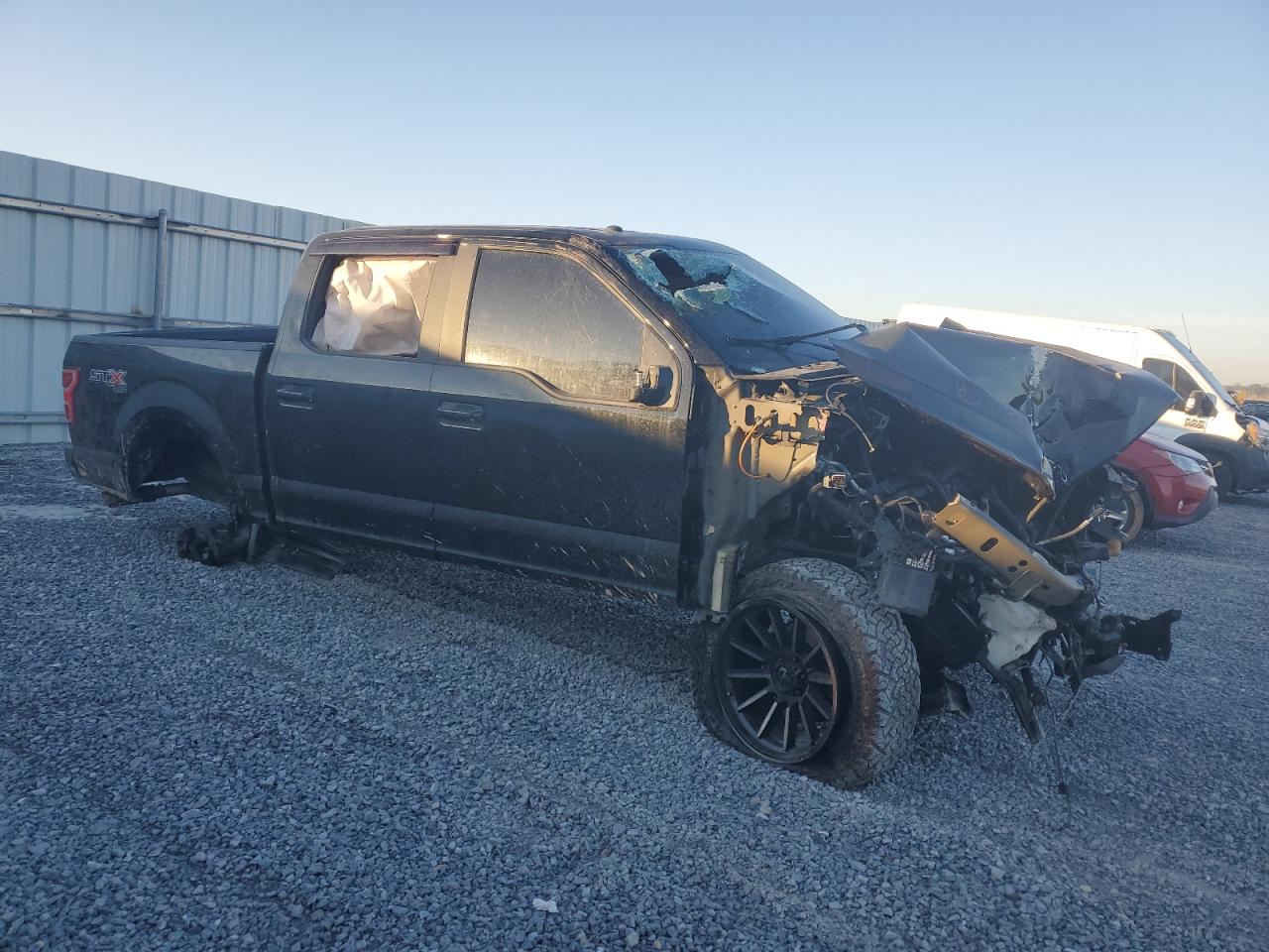 2018 Ford F-150 VIN 1FTEW1EP6JFA90544 Copart auction photo, all over damage thumbnail 4