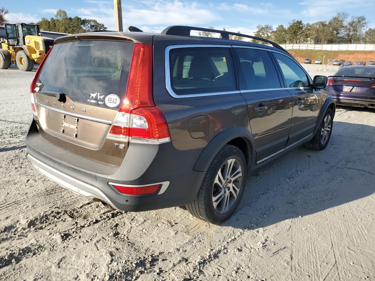 2015 Volvo XC70 VIN YV440MBC0F1196036 Copart auction photo, water/flood damage thumbnail 3