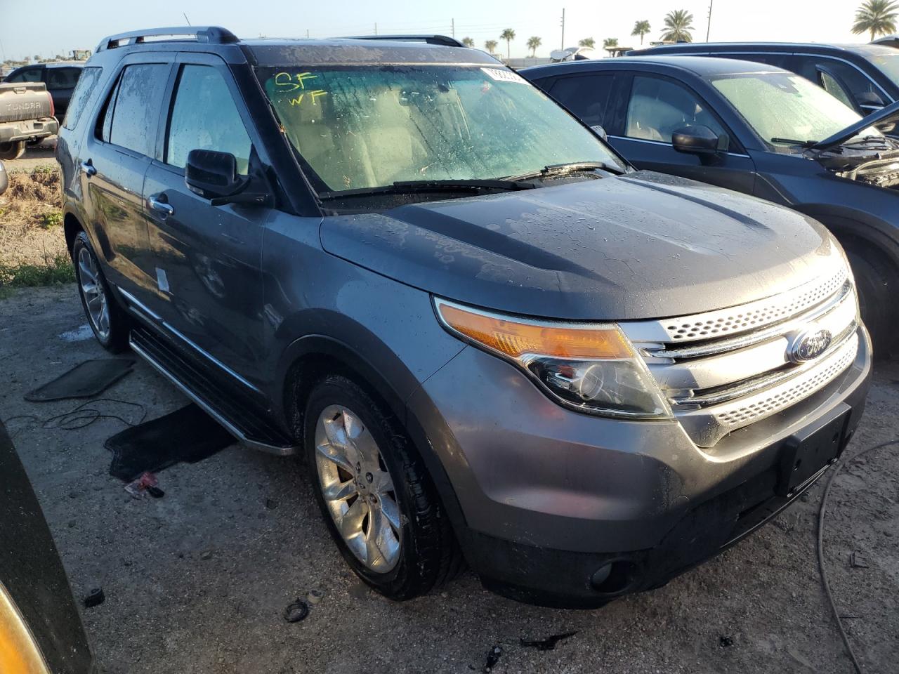 2013 Ford Explorer VIN 1FM5K7D83DGC51922 Copart auction photo, water/flood damage thumbnail 4