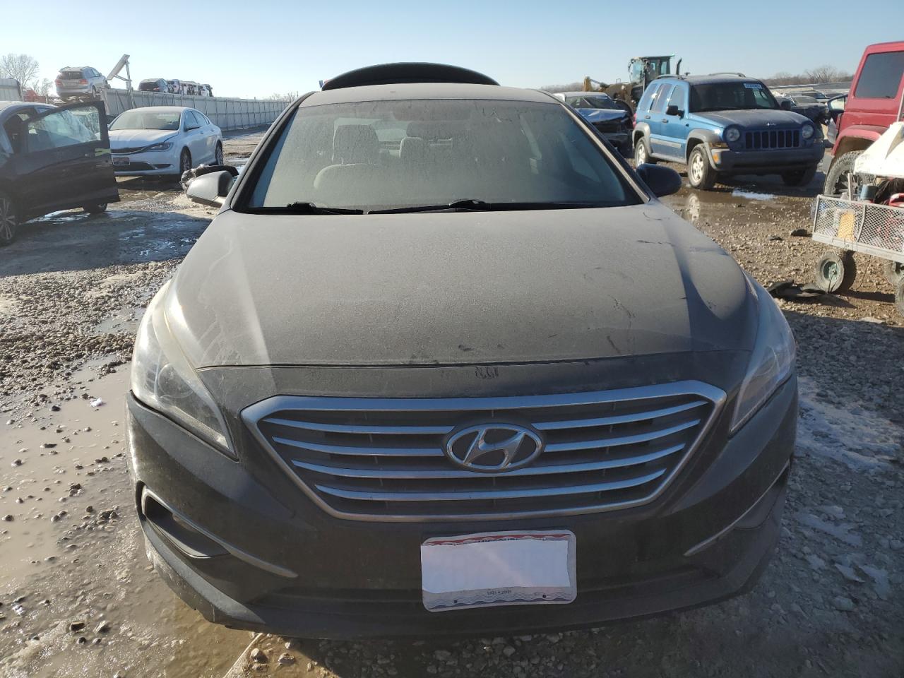 2016 Hyundai Sonata VIN 5NPE24AF0GH383798 Copart auction photo, rear end damage thumbnail 5