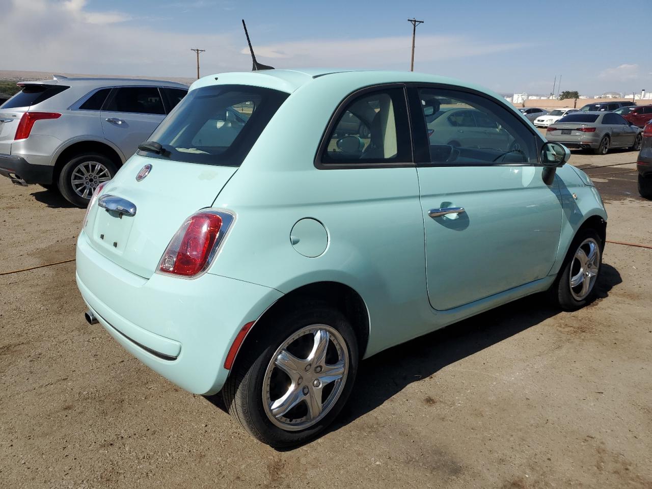 2016 Fiat 500 VIN 3C3CFFAR5GT161439 Copart auction photo, front end damage thumbnail 3