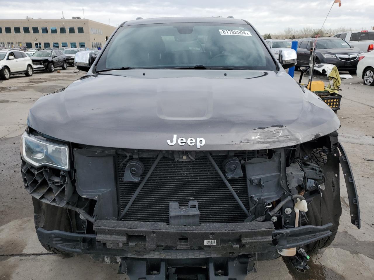 2018 Jeep Grand Cherokee VIN 1C4RJFBG5JC361399 Copart auction photo, front end damage thumbnail 5