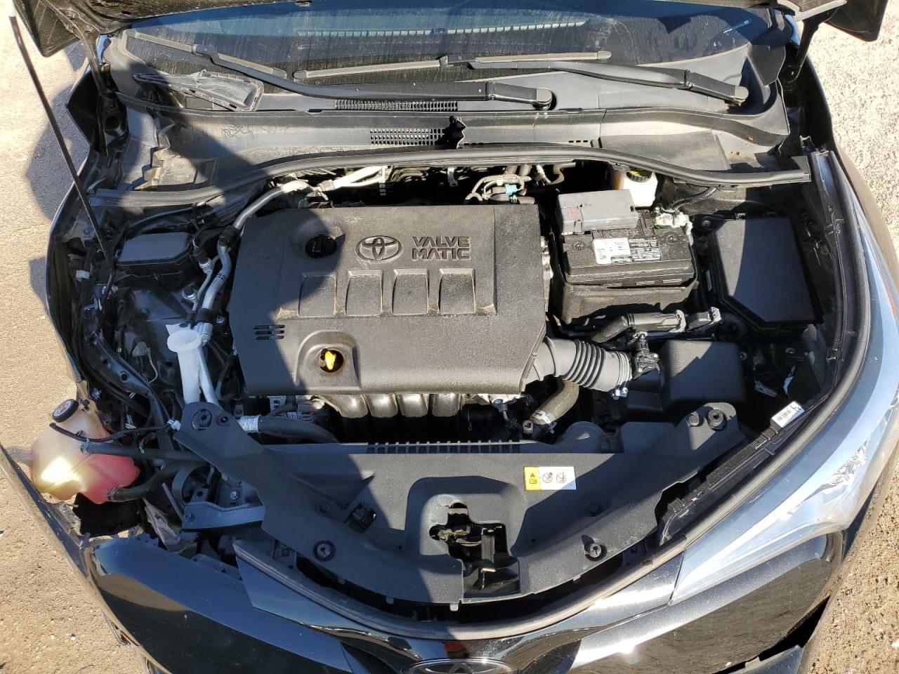 2019 Toyota C-HR VIN NMTKHMBX2KR079382 Copart auction photo, front end / undercarriage damage thumbnail 12