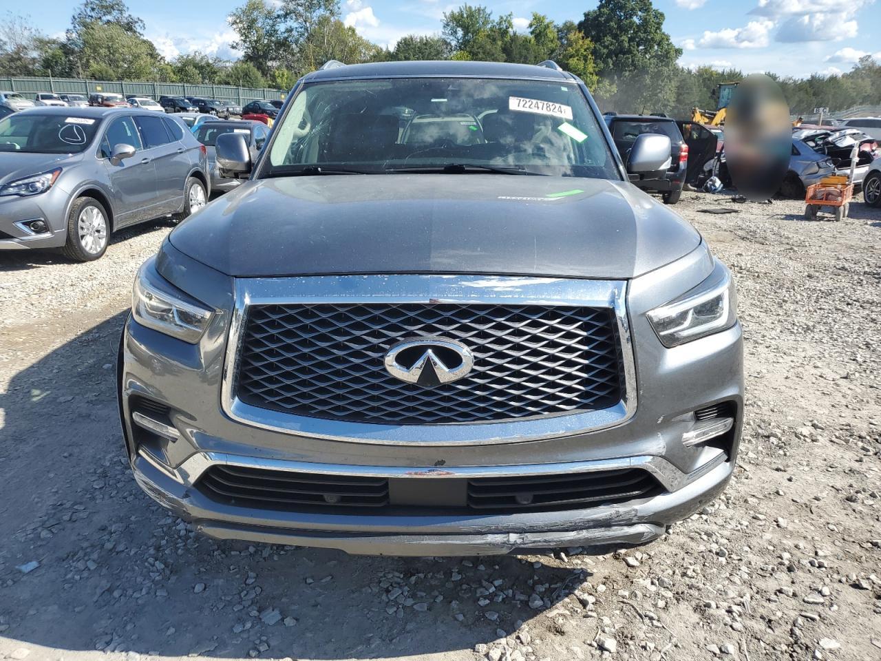 2019 Infiniti QX80 VIN JN8AZ2NE5K9227939 Copart auction photo, front end / minor dent/scratches damage thumbnail 5