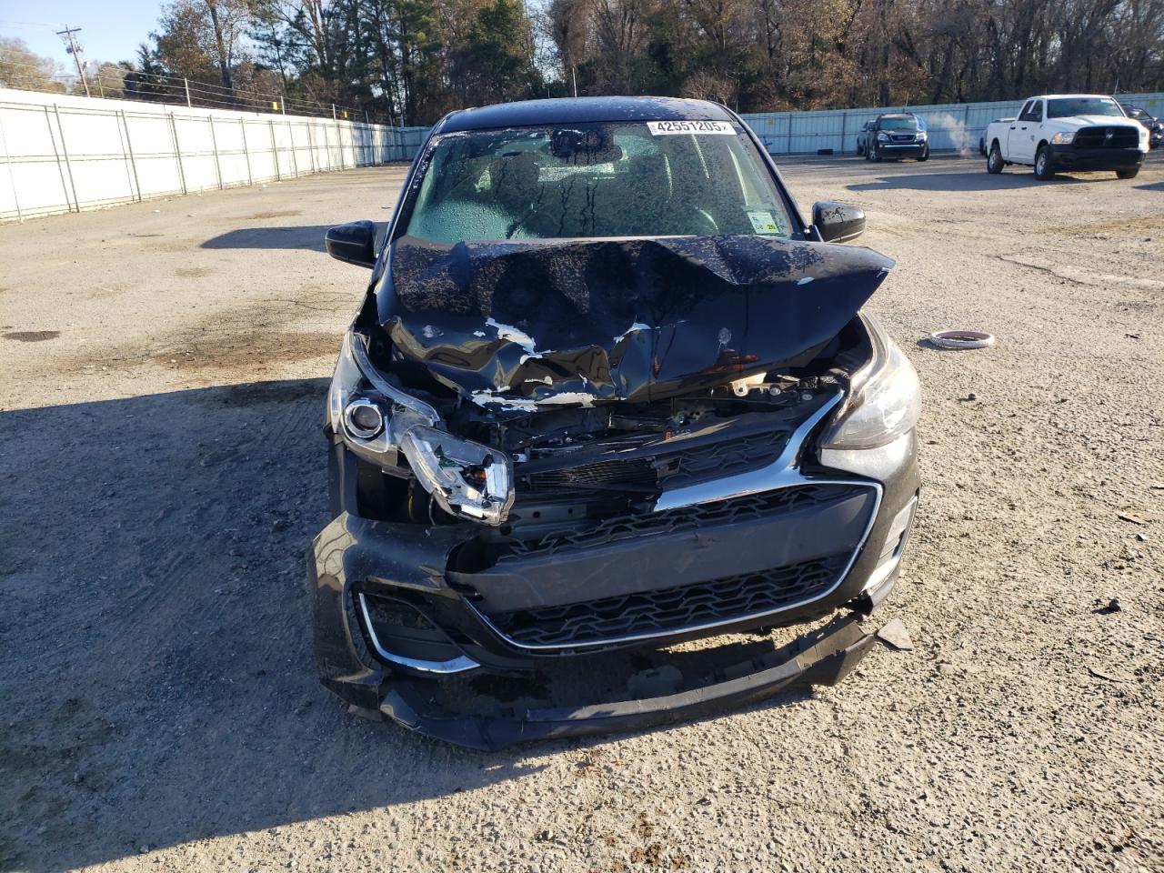 2020 Chevrolet Spark VIN KL8CF6SA9LC467143 Copart auction photo, front end damage thumbnail 5